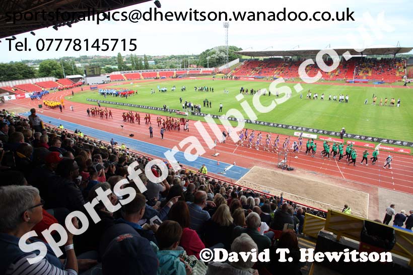 Parade, English Schools Track and Field. Photo: David T. Hewitson/Sports for All Pics